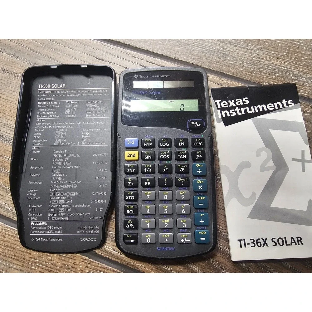 Texas Instruments TI-36X Pro Scientific Calculator With Cover & Manual‎